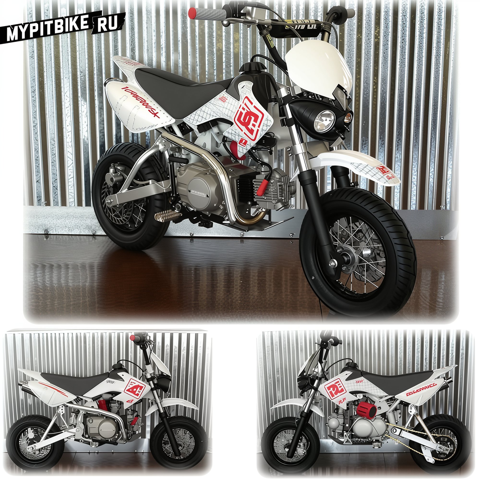 Pit bike with light